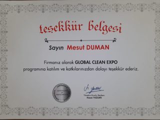 tesekkur belgesi ayeses group